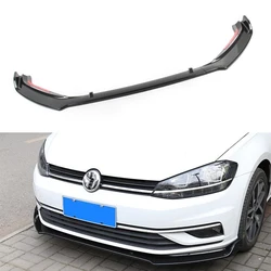Car Front Bumper Spoiler Lip Lower Splitter Guard Plate Blade For Volkswagen VW Golf 7.5 2014 2015 2016 2017