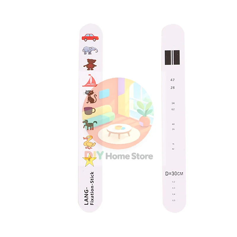 Children Fixation Stick With Red/Green Anti-Suppression Check Vision Tester Eye Exam Accessories Visual Inspection Training Too