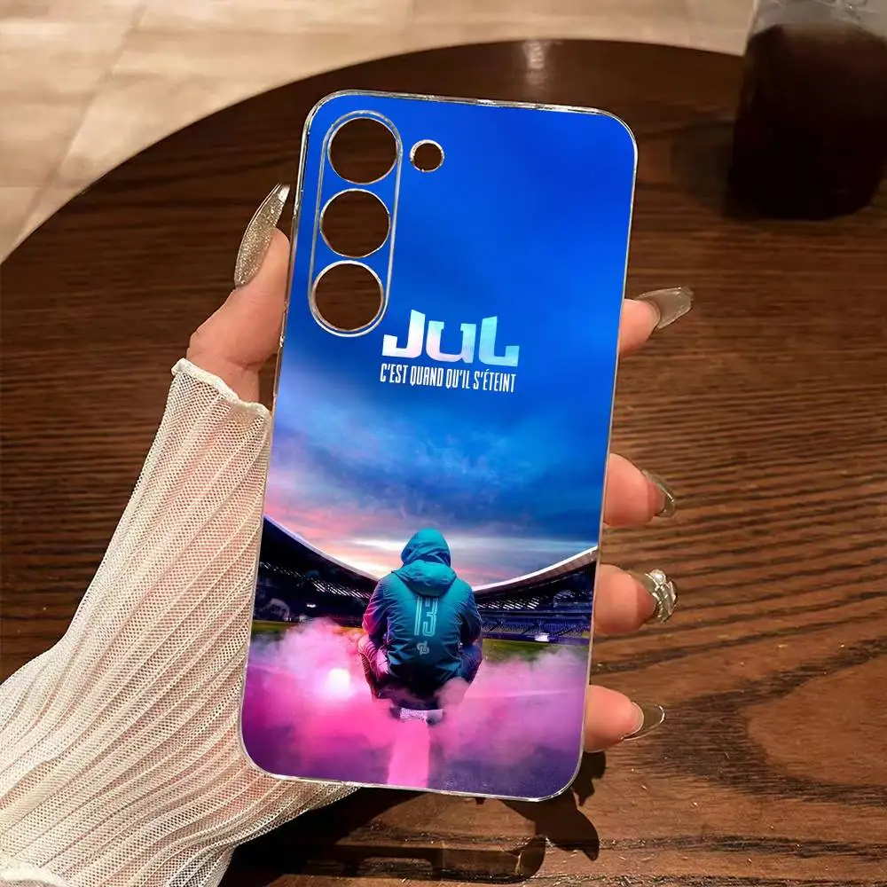 JuL R-Rapper C'est Pas Des Lol  Transparent Case for Samsung A10 12 20 21S 30 31 40 50 51 52 70 71 Cover