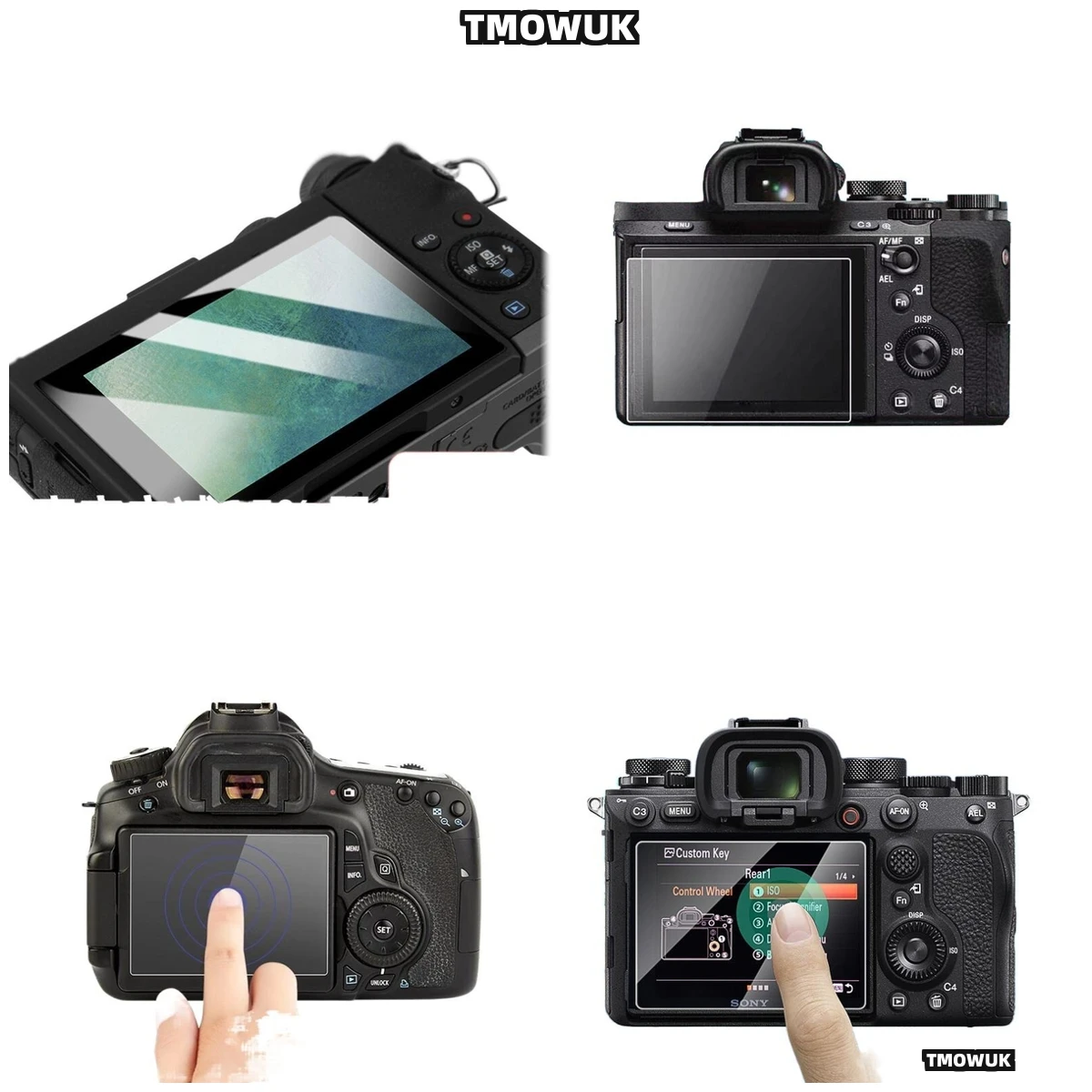

9H Hardness Tempered Glass LCD Protector For Sony RX100M2/M3/M4/M5/M7/RX1 UV-Blocking Scratch-Resistant Film