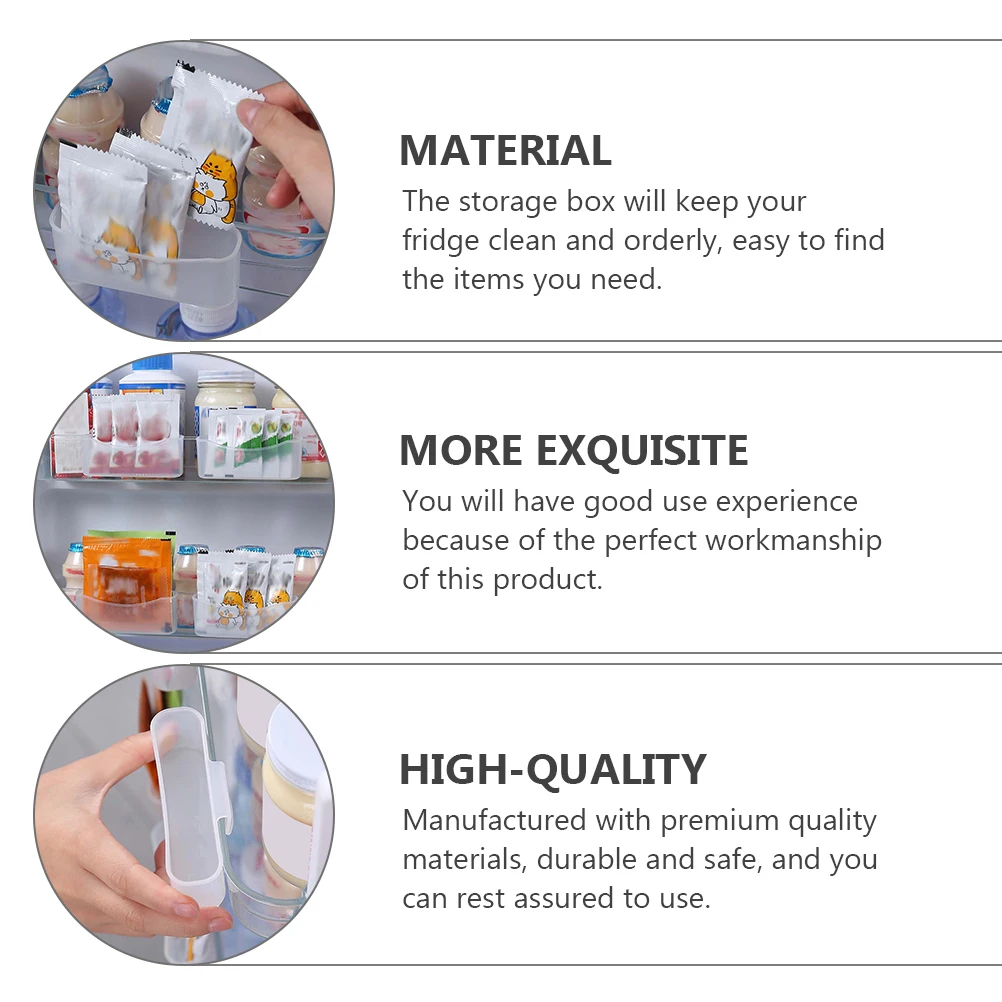 

6pcs Seasoning Bag Containers Refrigerator Storage Box Fridge Organizer Holder Kitchen Storage Freezer Case