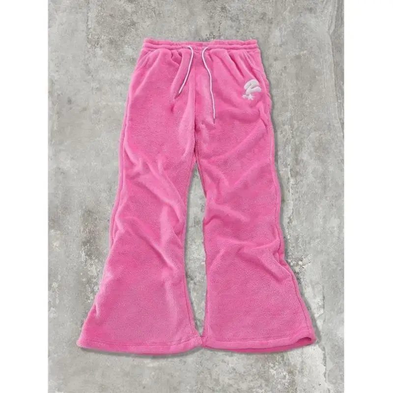 

Мужские повседневные брюки прямого кроя из ПВХ-ткани с вышивкой букв, однотонные, в стиле милитари