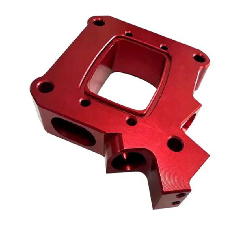 

Customized Precision 3D Printer Accessories 7075 Aluminum Alloy Red Anodized Parts Cnc Milling Processing Service