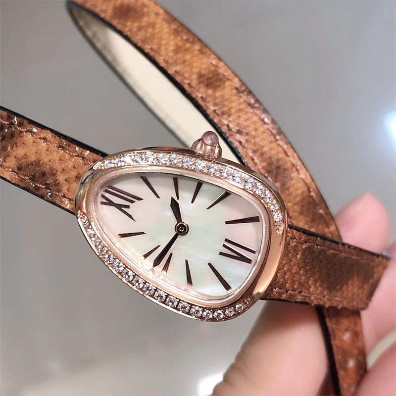 

BV Factory Super Clone Serpenti Cal.B330 Movement Women's Watch Noble and Elegant Leather Strap