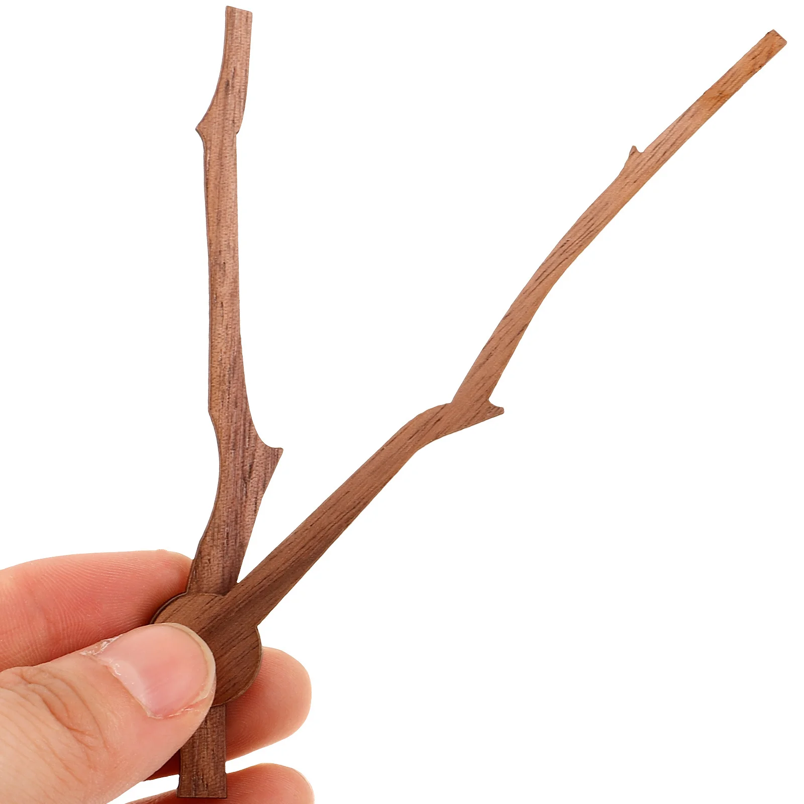 

1Set Walnut Wooden Clock Hands Precision Accurate Clock Replacements for 10 12 Inch Wall Clocks DIY Repair Parts