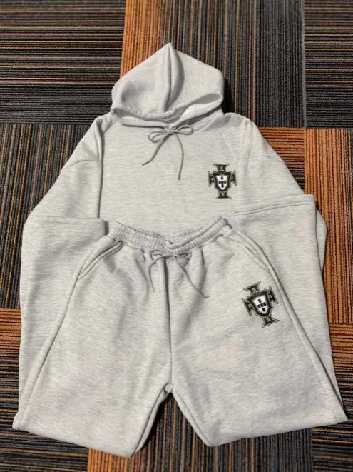 

High Street Goth Trend Men Clothing Suit Fashion New Streetwear Retro Sportswear American Punk Hip-hop Casual Loose Couple Suit