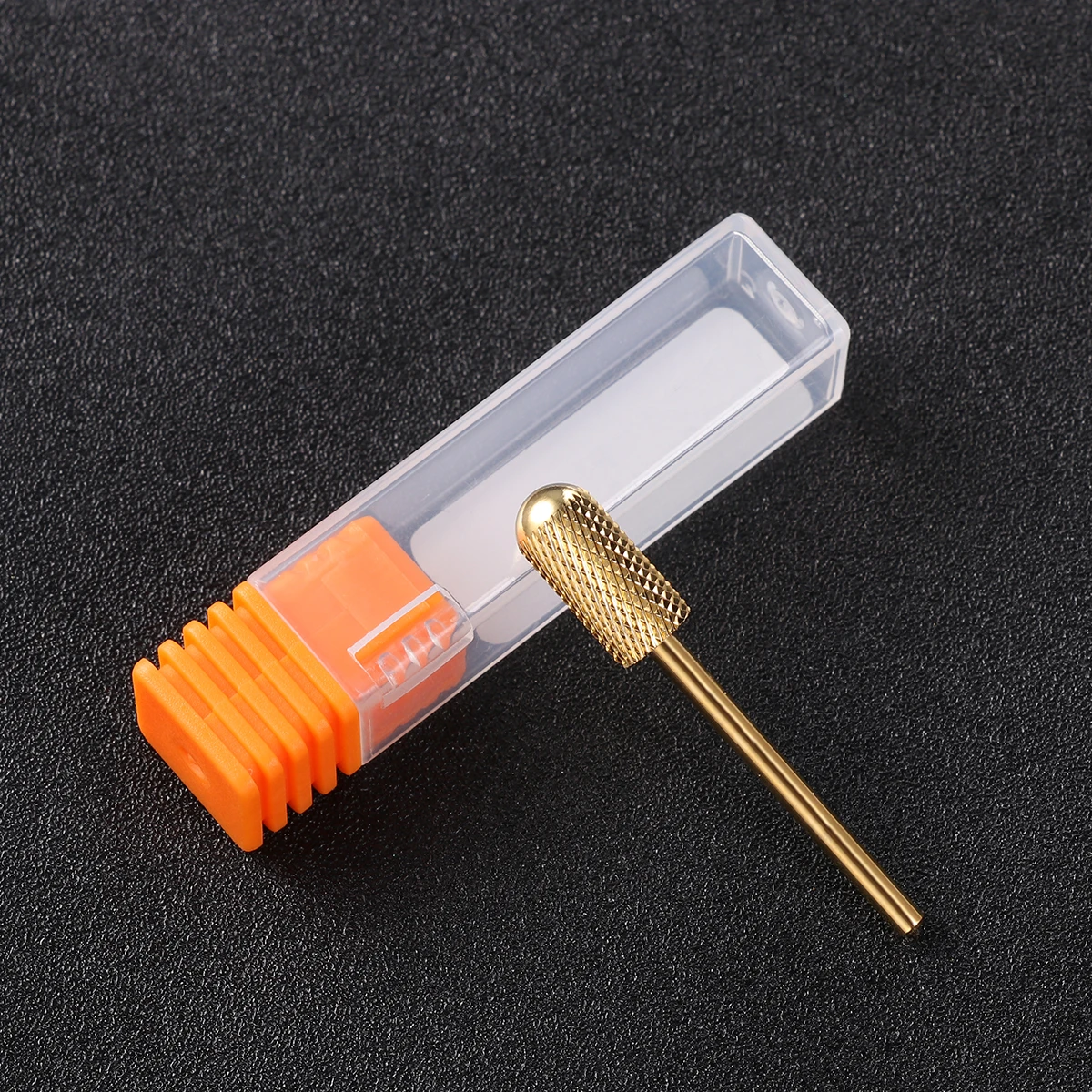 1pc Gold Plated Drill Bit Replacement For Electric File Manicure Art Tools Home Use Nail Nail Bit Replacement Broach