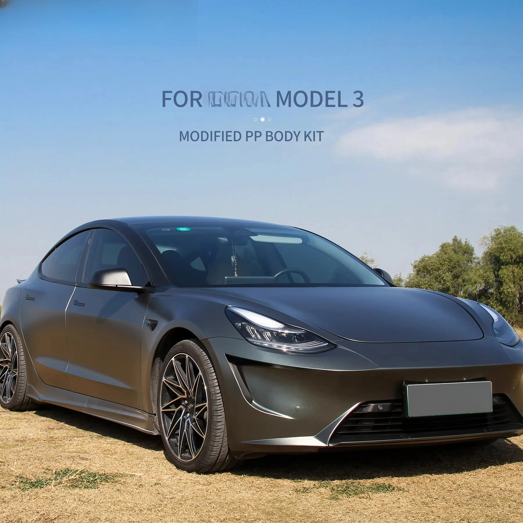 Assassin Kit Modified Body Kits case for Model 3, High Quality PP Bodykit