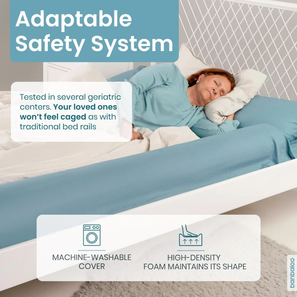 Поручни для кровати для безопасности пожилых людей, регулируемые ограждения для полноразмерных кровати King Queen Twin