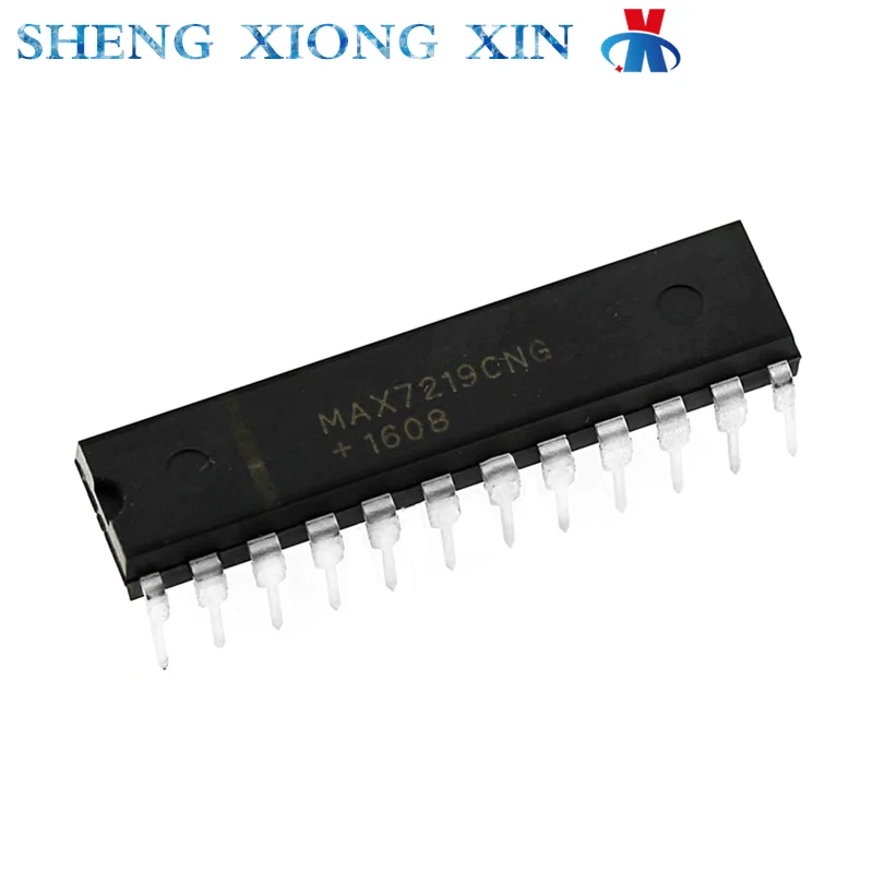 

1pcs 100% New MAX7219CNG MAX7219ENG DIP-24 LED Display Driver MAX7219 MAX7219C MAX7219E 7219 Integrated Circuit