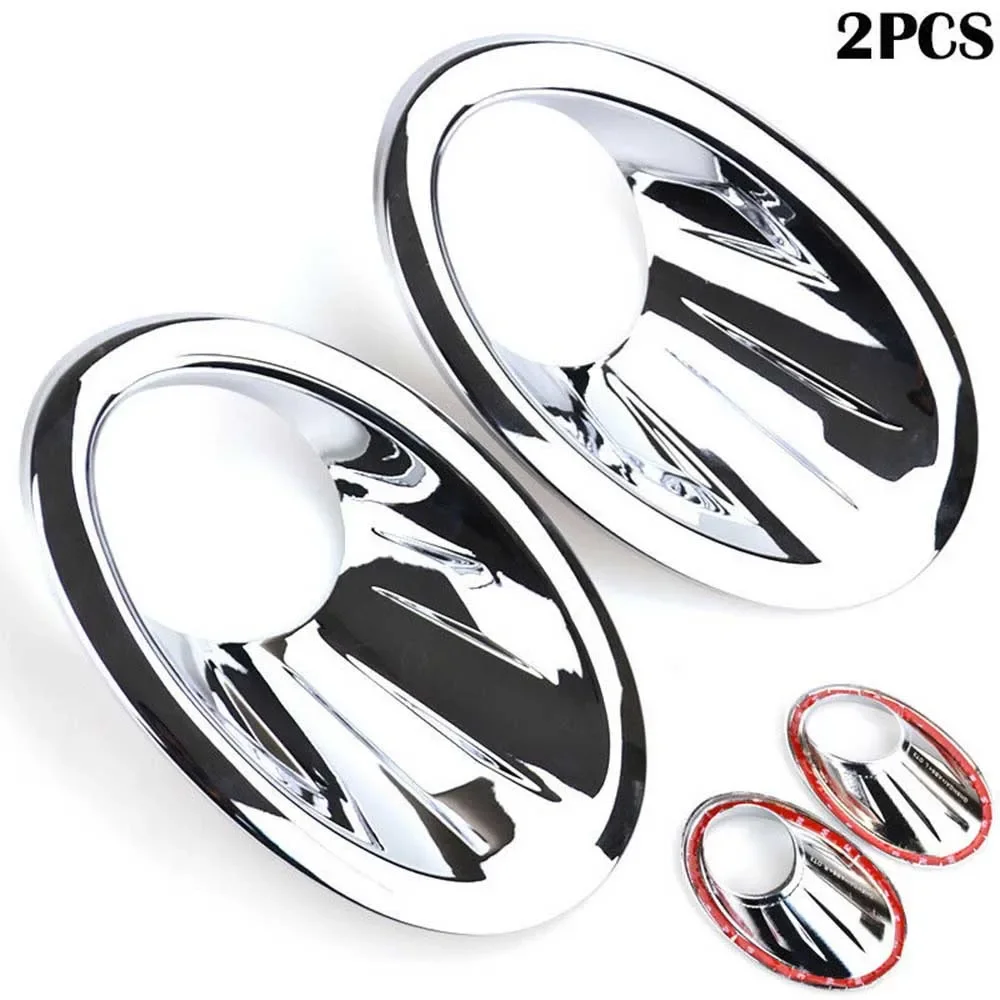 2pcs Front Fog Light Cover Trim For Nissan Qashqai / +2 / Dualis J10 2010-2013 Chrome Front Fog Light Cover Trim  NEW