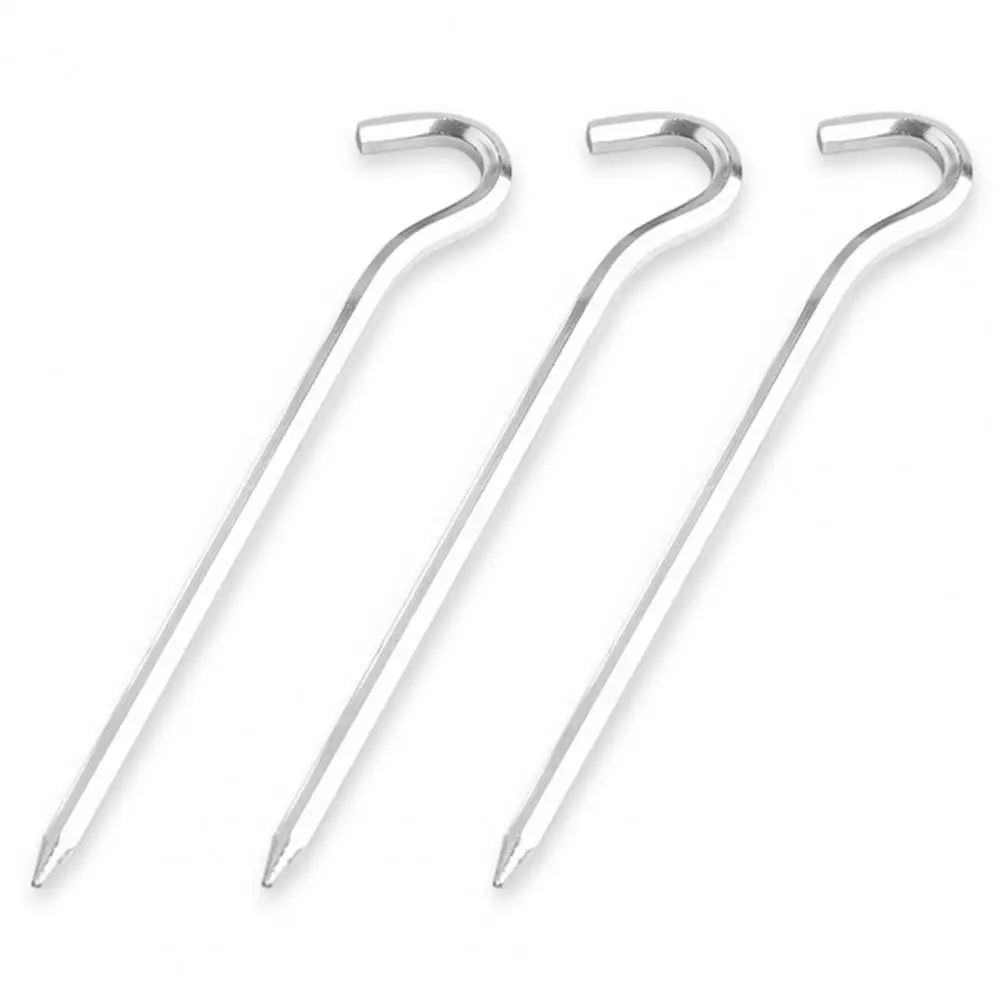 

18cm Tent Pegs Metal Diameter Heavy Duty Galvanised Long Metal Pegs Windproof Fixing Pin Thickened Camping Ground Peg