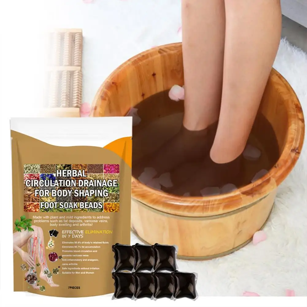 

Foot Cleansing Soak Gel Beads Bee Lymphatic Drainage Bath Foot Relief Up Foot Beads Bath Herb Swelling Fatigue Detox Slimmi L4W8