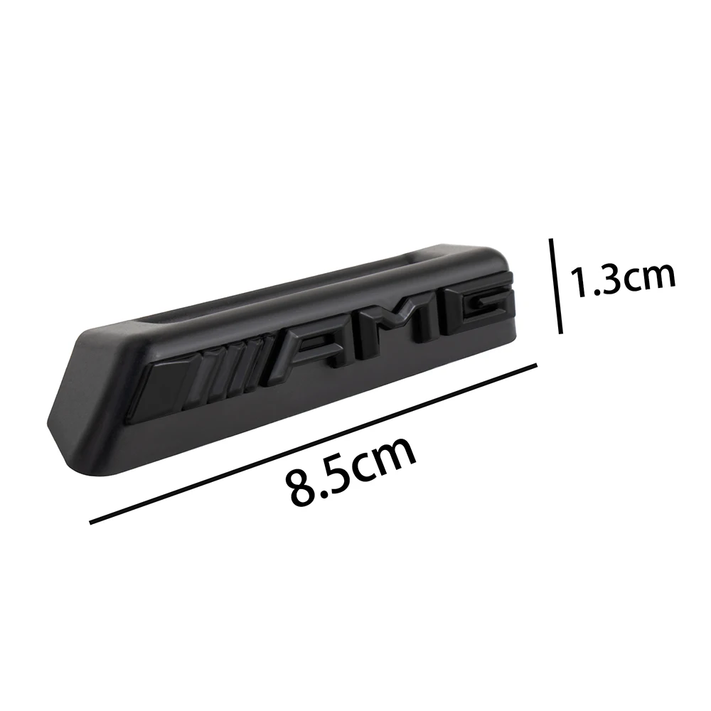 For Mercedes Benz AMG GLB GLC W108 W124 W126 W203 W204 C180 3D ABS Car Styling Front Grille Badge Sticker Decorative Accessories view 3