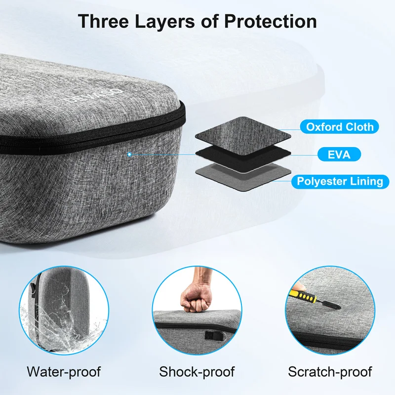 휴대용 여행 보호 운반 케이스 핸드백, 메타 퀘스트 3 Vr 헤드 스트랩 액세서리