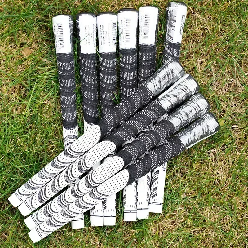 13 Pcs Golf Grips MCC Multi-compound Rubber Cotton Yarn Golf Club Grips Standard Midsize Irons/Woods Universal Golf Club Grip