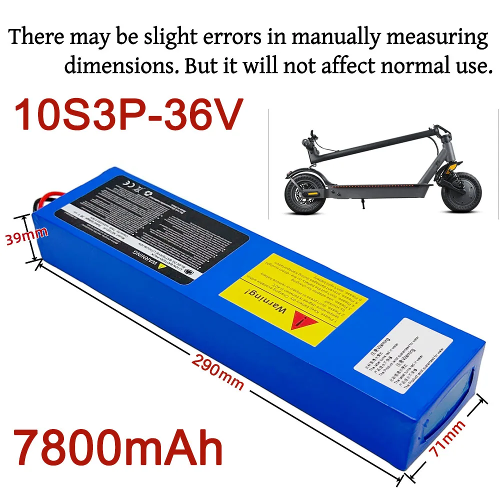 Replacement 36V 10S3P 7800mAh Battery Pack with BMS Board for Kugoo S2/S3/S4 Electric Scooter Li-ion battery