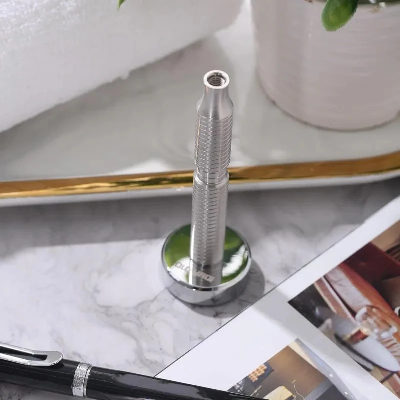 YAQI 88mm Solid Stainless Steel Material High Quality Safety Razor Handle Lightweight Durability Minimalism Razor Handle For Men