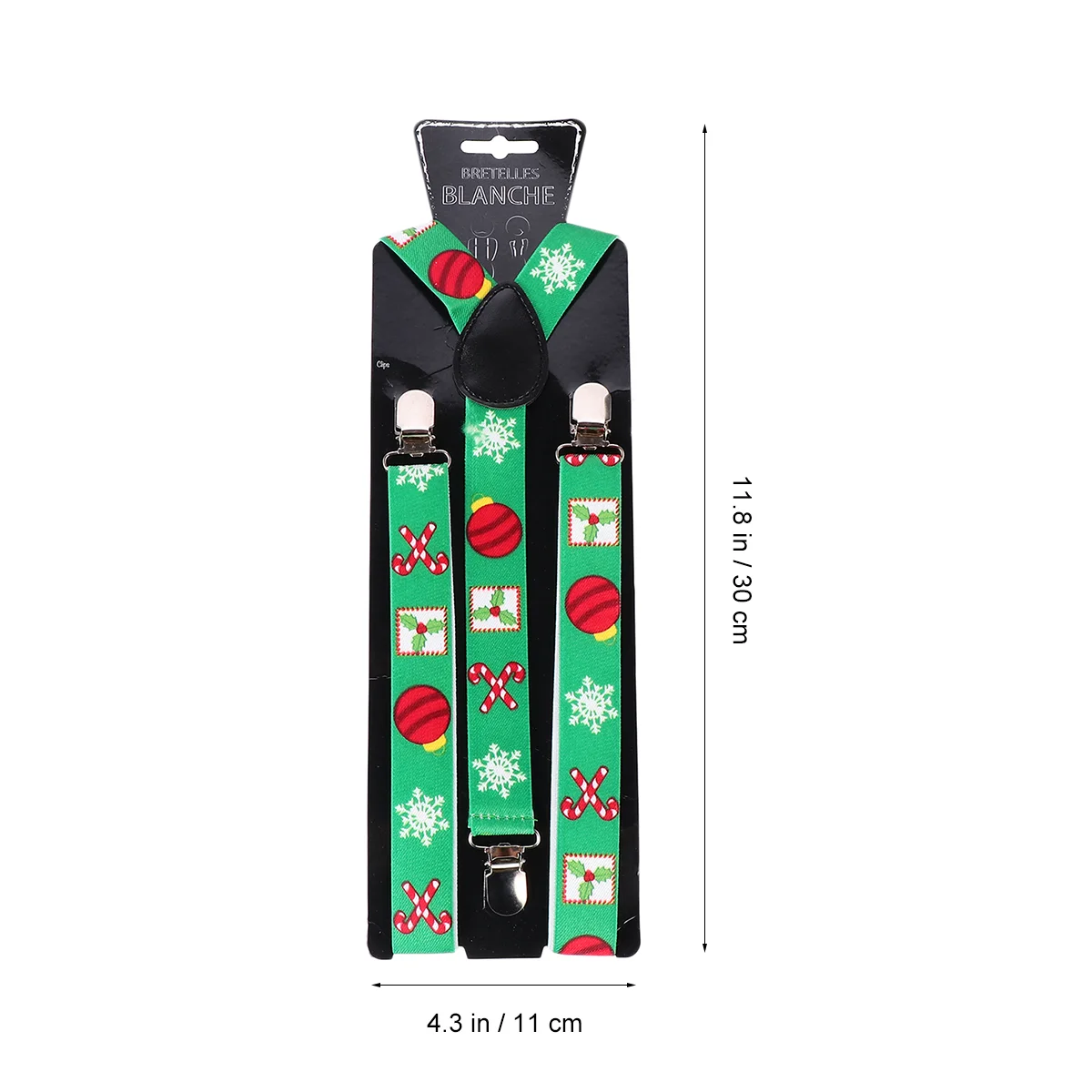 Christmas Straps Suspenders for Men Pants Trousers Weaving Elastic Man Lifting Belts