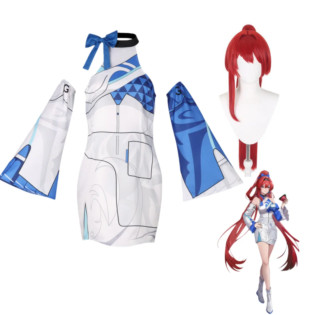 

Wuthering Waves Yinlin Cosplay Costume Wig Halloween Party Suit
