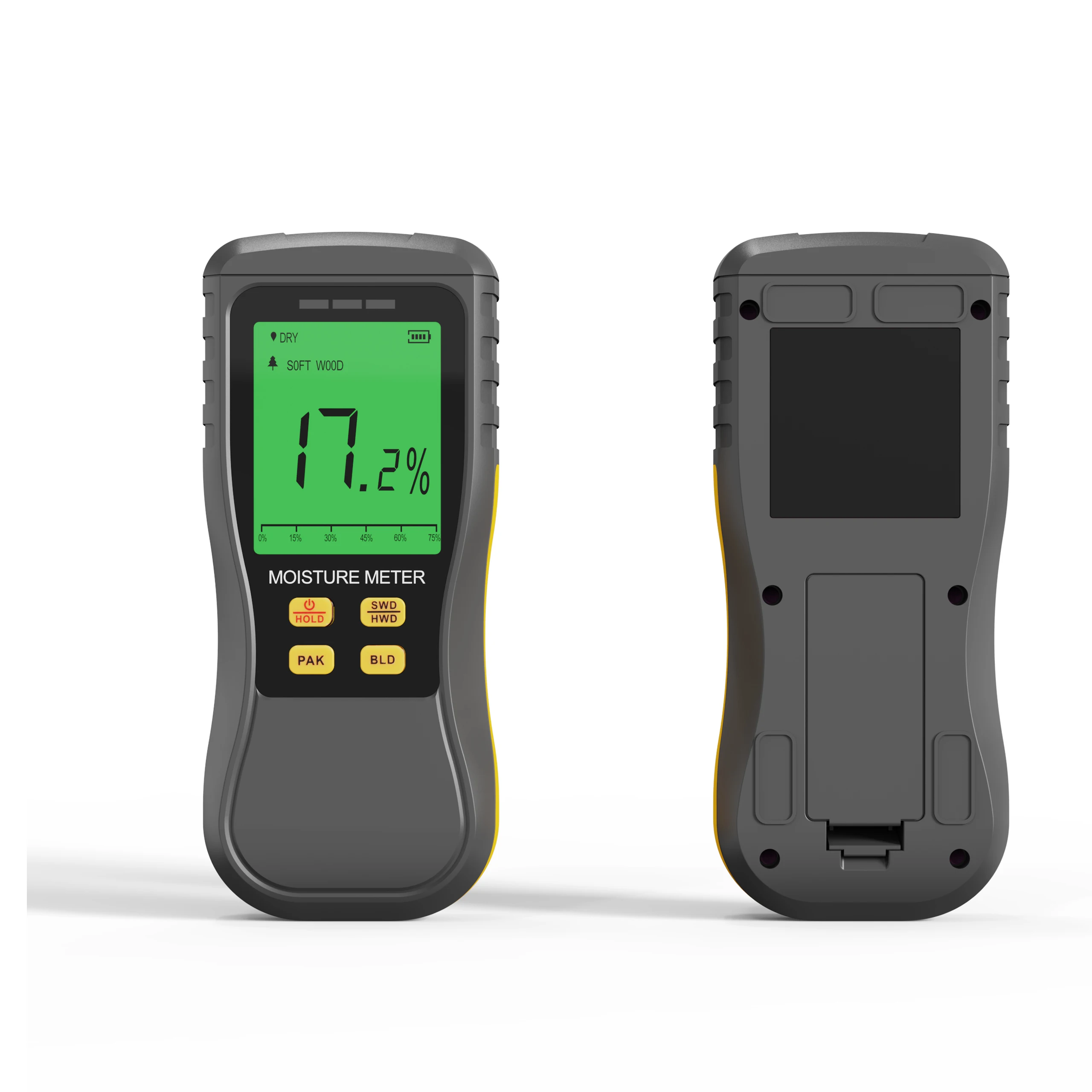 

HY16C Pinless Moisture Meters Non-Invasive Digital Wood Moisture Detector Humidity Tester for Walls Lumber Building Firewood