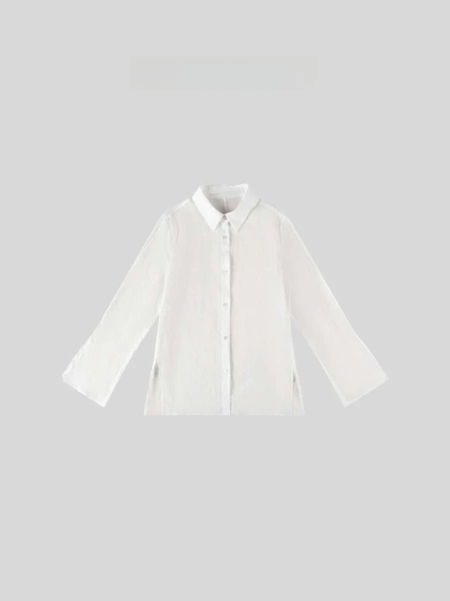 

Женская летняя дышащая футболка ZONE Commuter с воротником, на одной пуговице, с разрезом, свободного кроя, длинная, повседневная