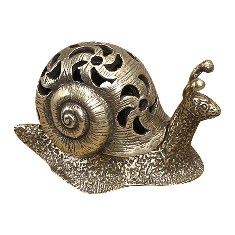 

Metal Snail Vintage Incense Burner Lightweight Aromatherapy Burner Home Censer Cone Holder Decoration Incense Burners