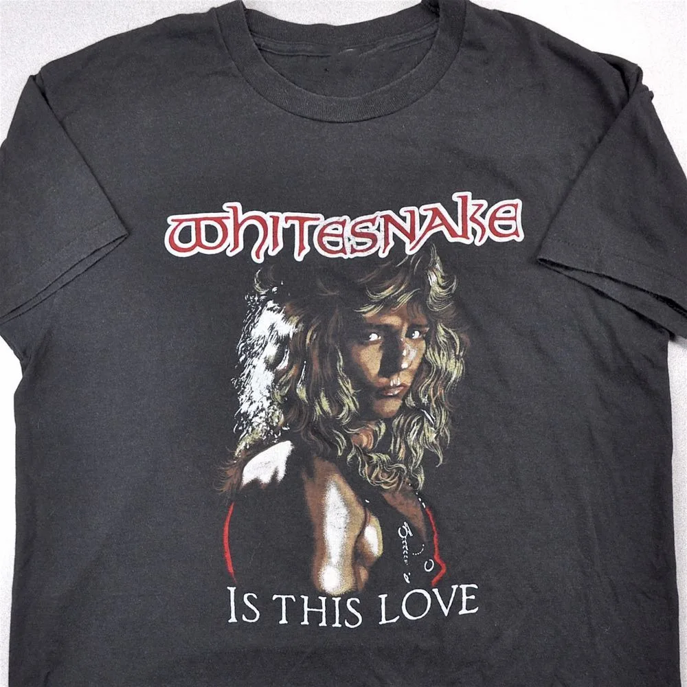 

Rare Is This Love Whitesnake Band Black All Size Unisex T-Shirt TMB2225