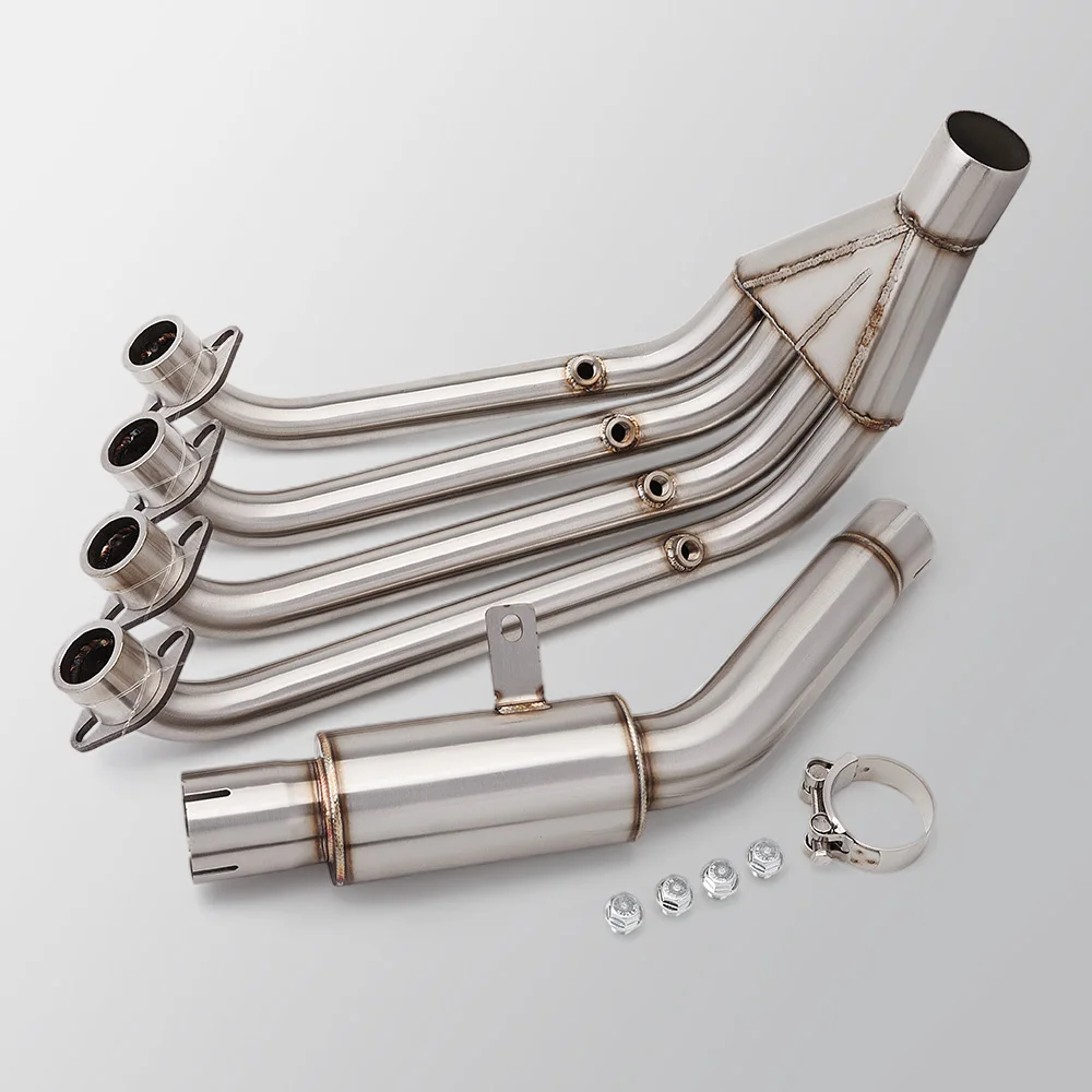 Motorcycle exhaust system for QJ600RS QJ 600RS 2024 with original muffler front connecting pipe