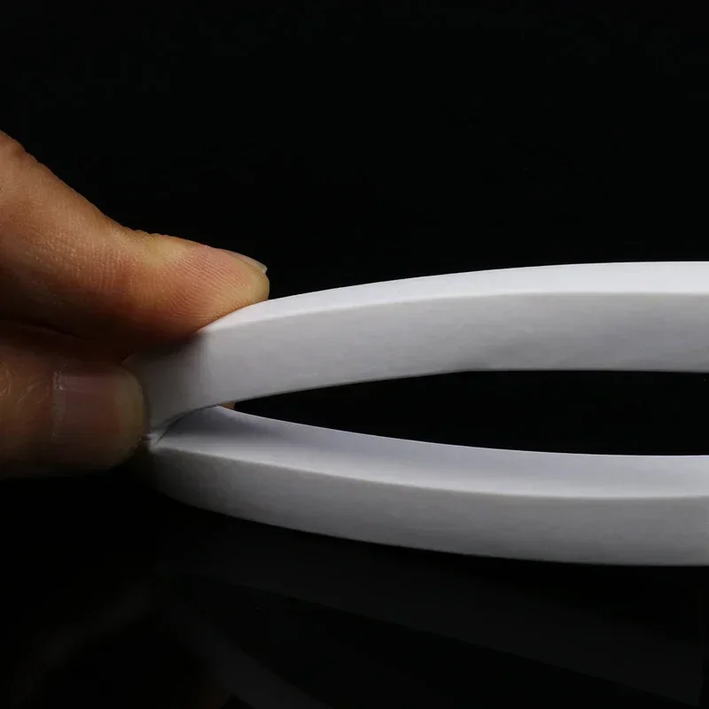1 - 10M Silicone Sealing Strip White Square Trim Seal Gasket Silicon Rubber For Windows Doors Silicone Foaming Sponge Strips