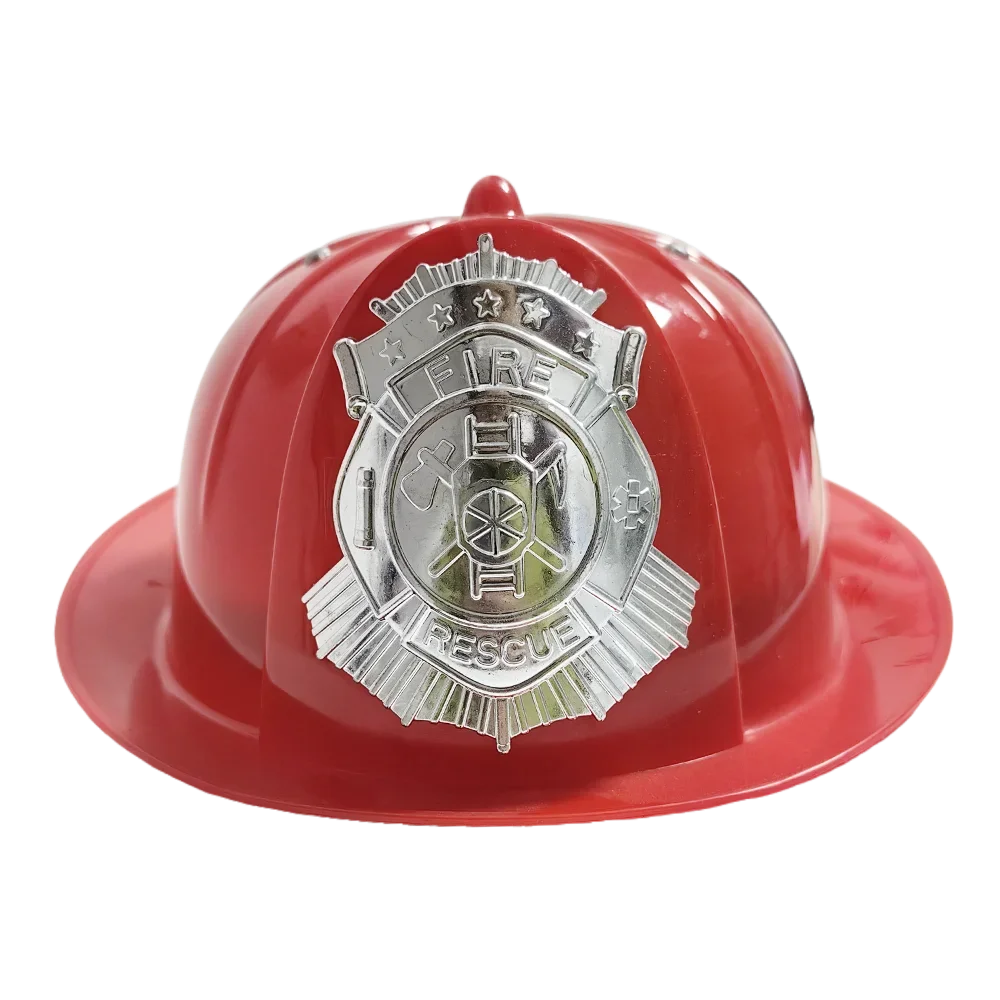 1/3/5/10pcs  Firefighter Hat Fireman Plastic Helmet Boys Fire Protection Theme Birthday Party Decor Supplies Role Play 2026