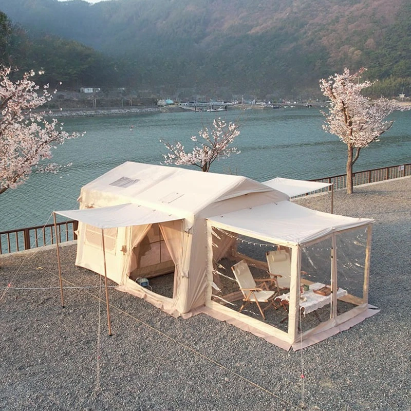 

17.2 Upgraded Roof Inflatable Tent Outdoor Shade Rainproof Large Camping Tent Mobile Family Tent