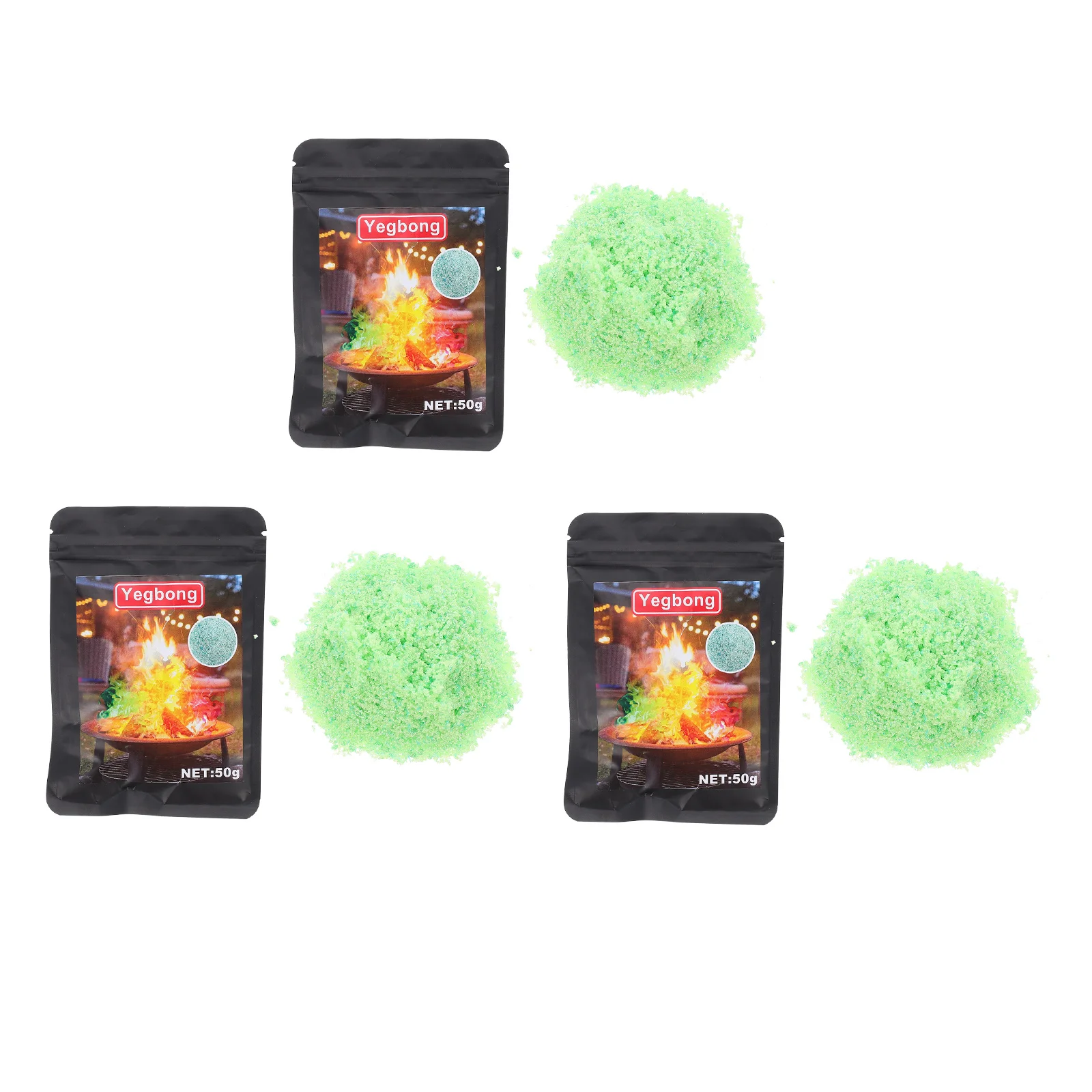 

3 Packs Campfire Powder Color Packets Colorful Party Flame Beach Bonfire Changing