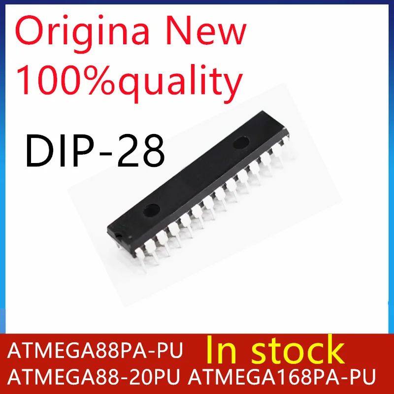 (1piece) 100% New ATMEGA88 ATMEGA88PA-PU ATMEGA88-20PU ATMEGA168PA-PU DIP-28