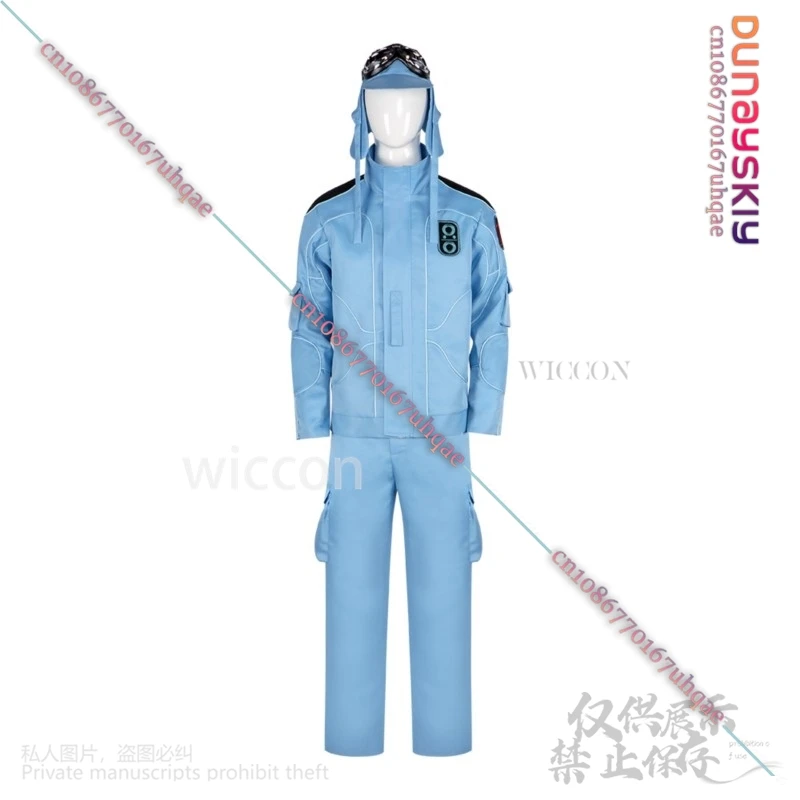 Film Mickeys 17 Cosplay Science Fiction Movie Uniform Top Pants Glasses Set For Man Woman Role-play Christmas Cos Customized