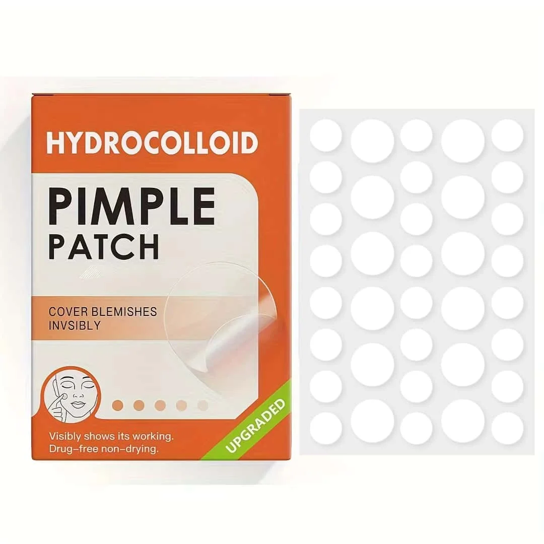 36 parches hidrocoloides para acné: absorben Pus & Oil, reducen el enrojecimiento, ajuste invisible para uso durante todo el día