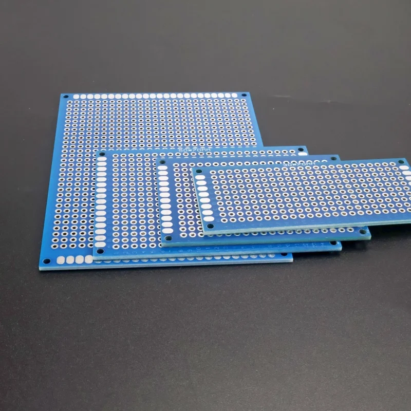 5 Buah Papan PCB Dua Sisi 3X7CM 4X6CM 5X7CM 7X9CM Universal Dapat Disolder Pitch 2.54Mm Papan PCB Biru untuk DIY dan Arduino