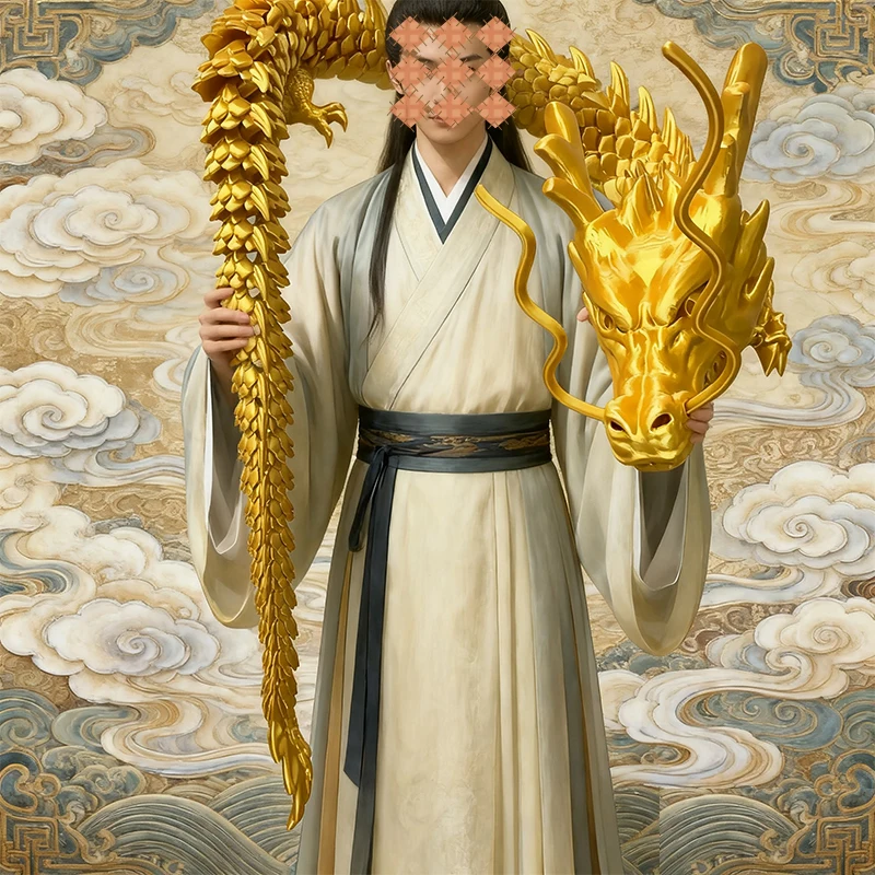 

Очень большое 74-дюймовое украшение автомобиля с китайским драконом - Подвижное украшение на приборную панель, Неэлектрическое украшение интерьера автомобиля, Подходит для привлечения богатства, Нового года, Хэллоуина, Рождества - Идеальный подарок для лю