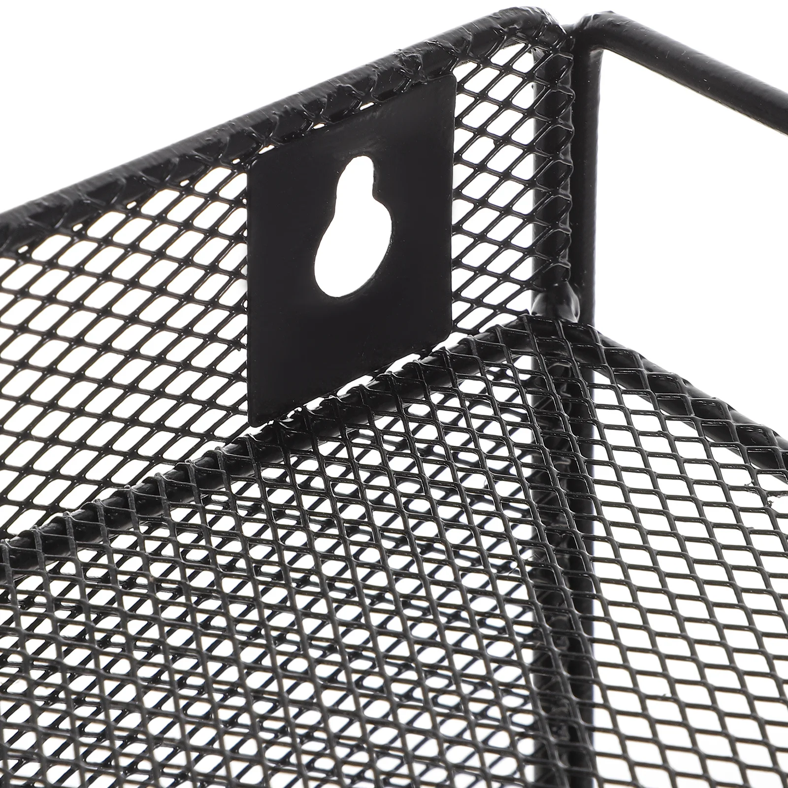

Metal Wall File Organizer Mesh Storage Rack For Office Vertical Document Holder Wall Mounted Wire Basket Desktop Magazine