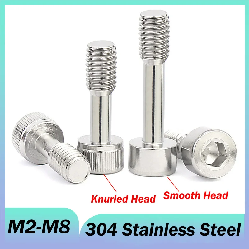 304 A2 Stainless Steel Hexagon Socket Head Cap Captive Screws M2 M2.5 M3 M4 M5 M6 M8 Reduced Shank Captive Panel Screws