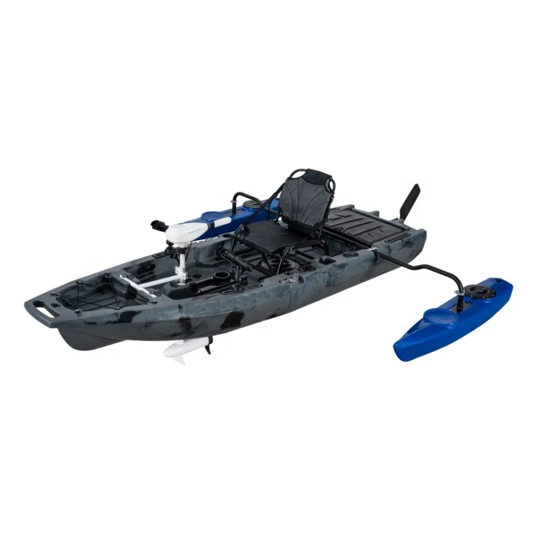 LSF جديد 2.75 متر انفصال زعنفة دواسة قوارب الكاياك قارب صيد كاياك 1 شخص مع 2 قطعة