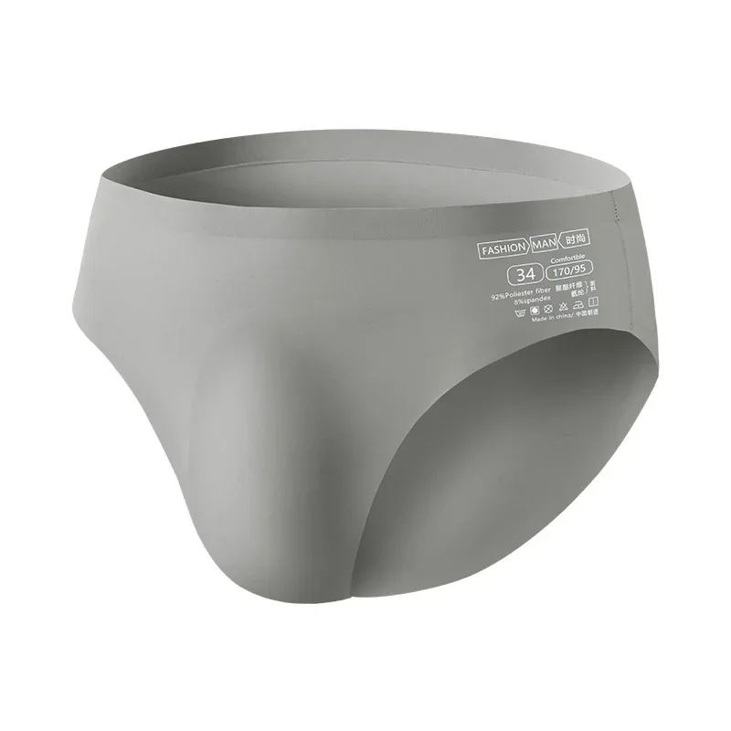 Celana Dalam Sutra Es Pakaian Dalam Seksi Pria Celana Dalam Kantung Tonjolan Mulus Musim Panas Celana Dalam Bersirkulasi Pria Celana Dalam Tanpa Jejak