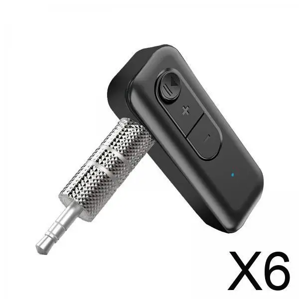 

Мини-аудиоадаптер Bluetooth 3,5 мм, передатчик-приемник Aux с клипсой для автомобильной магнитолы, стереосистемы, телевизора, проводных наушников