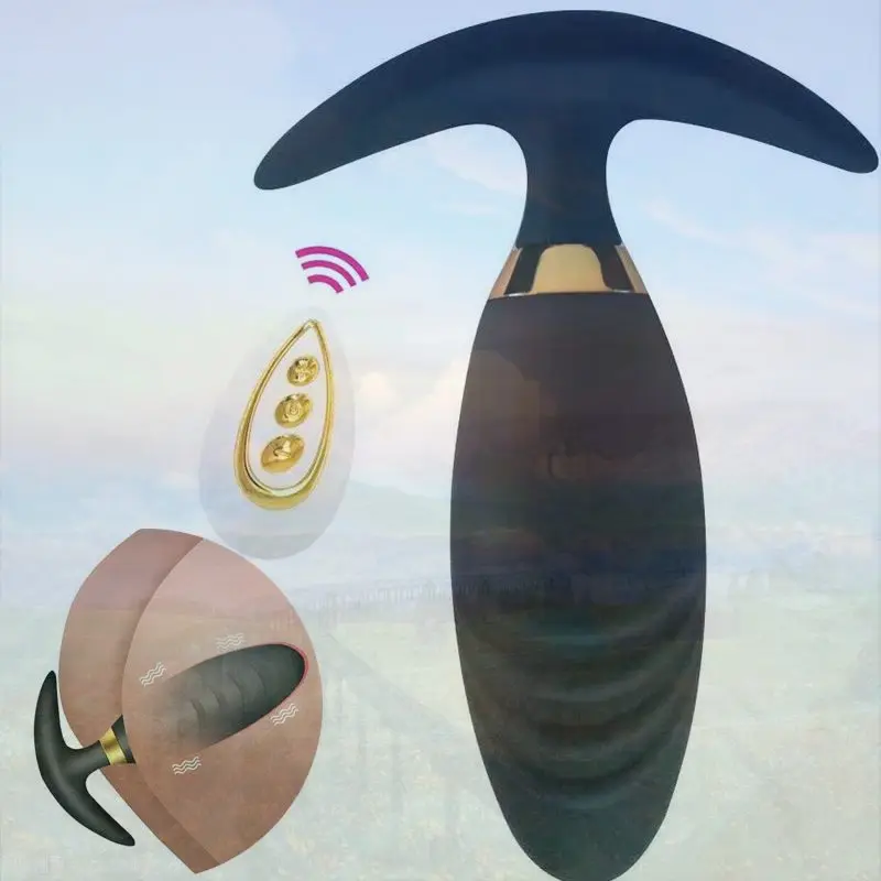 Sexo remoto inalámbrico para mujeres Kegel pene falso tapones de silicona para hombres envoltura de glúteos vibrador Manko Iglesia Gaysex tapón producto