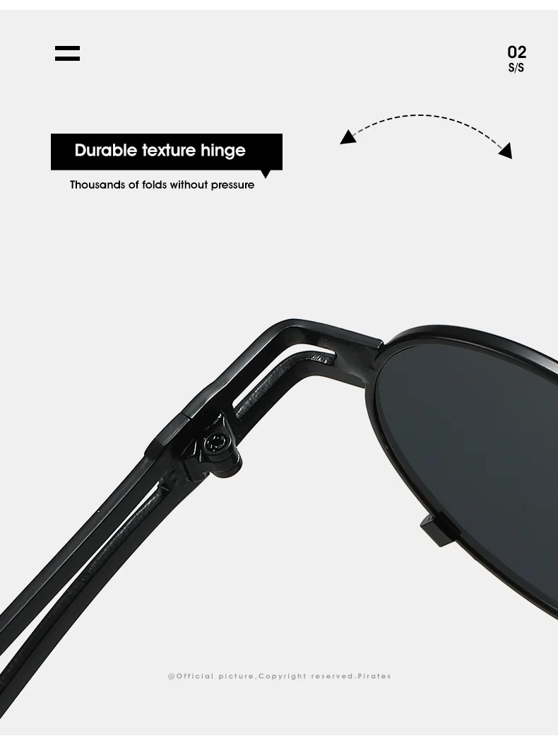 Kleine Rahmen Getönte Lesebrille Männer Vintage Punk Sonnenbrille Mode Runde Frauen Presbyopie Leser Outdoor Schatten Sonnenbrille – Detail 12
