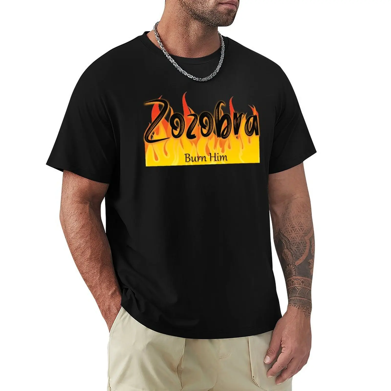 

Zozobra Burn Him T-Shirt croswit shirt man vintage clothes vintage t shirt men