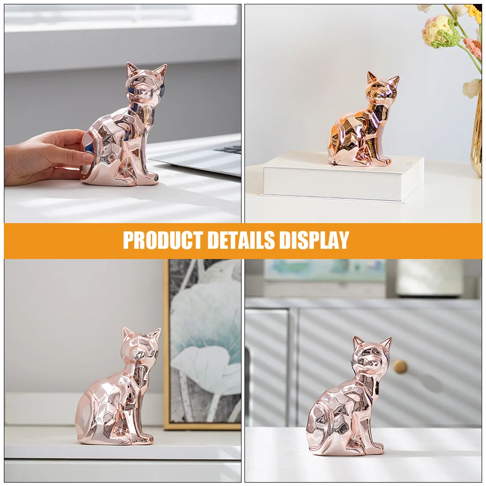 

Fox Foxy Decor Small Animals Office Desk Ceramic Ornaments Figurines Craft Decorations