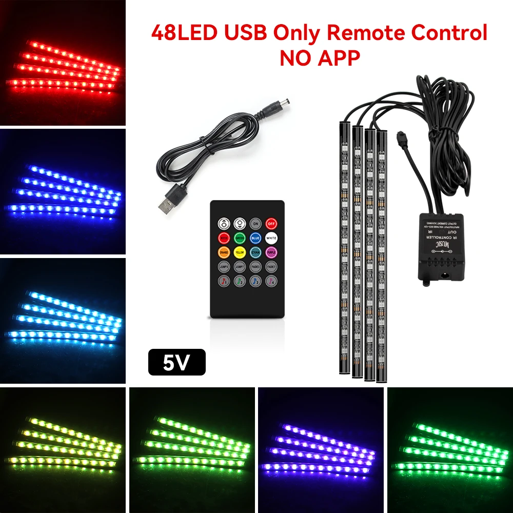 48LED Remote USB