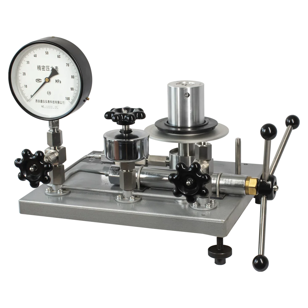 High quality YS piston pressure gauge laboratory  pressure gauge self weight tester