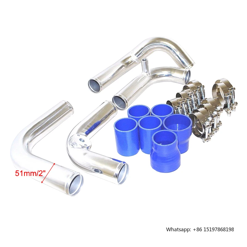 Ladeluftkühler-Rohrungs-Kits für Aud*i A4 02–05 1.8T B6 FMIC Upgrade